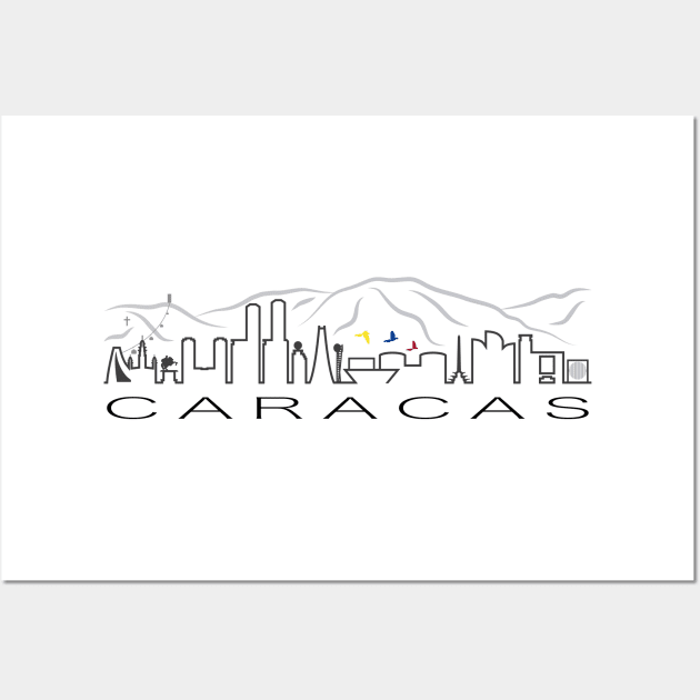 Caracas skyline Wall Art by MIMOgoShopping